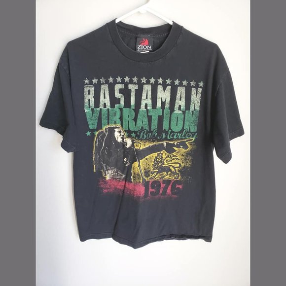 Bob Marley Rastaman Vibration 1976 T-shirt - Picture 1 of 7